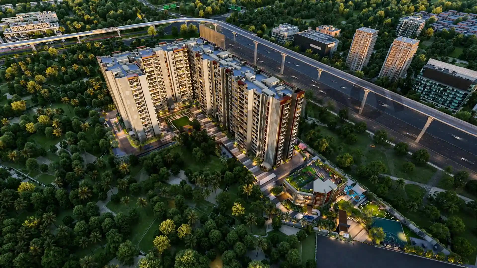Sumadhura Capitol Residences Aerial View Whitefield Bangalore