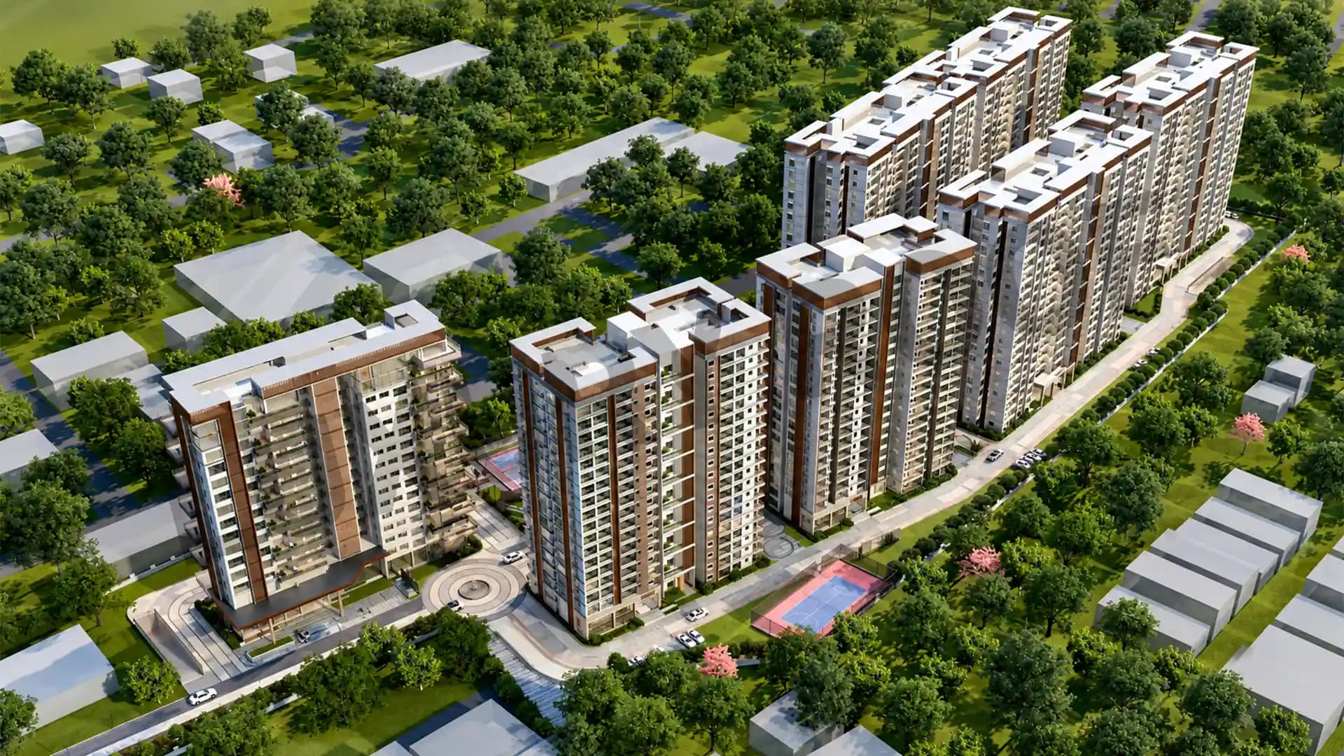 Sumadhura Solace Aerial View Marathahalli Bangalore