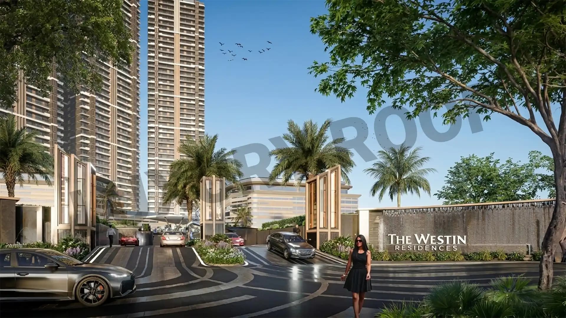 Whiteland Westin Residences Entrance Sector 103 Gurugram
