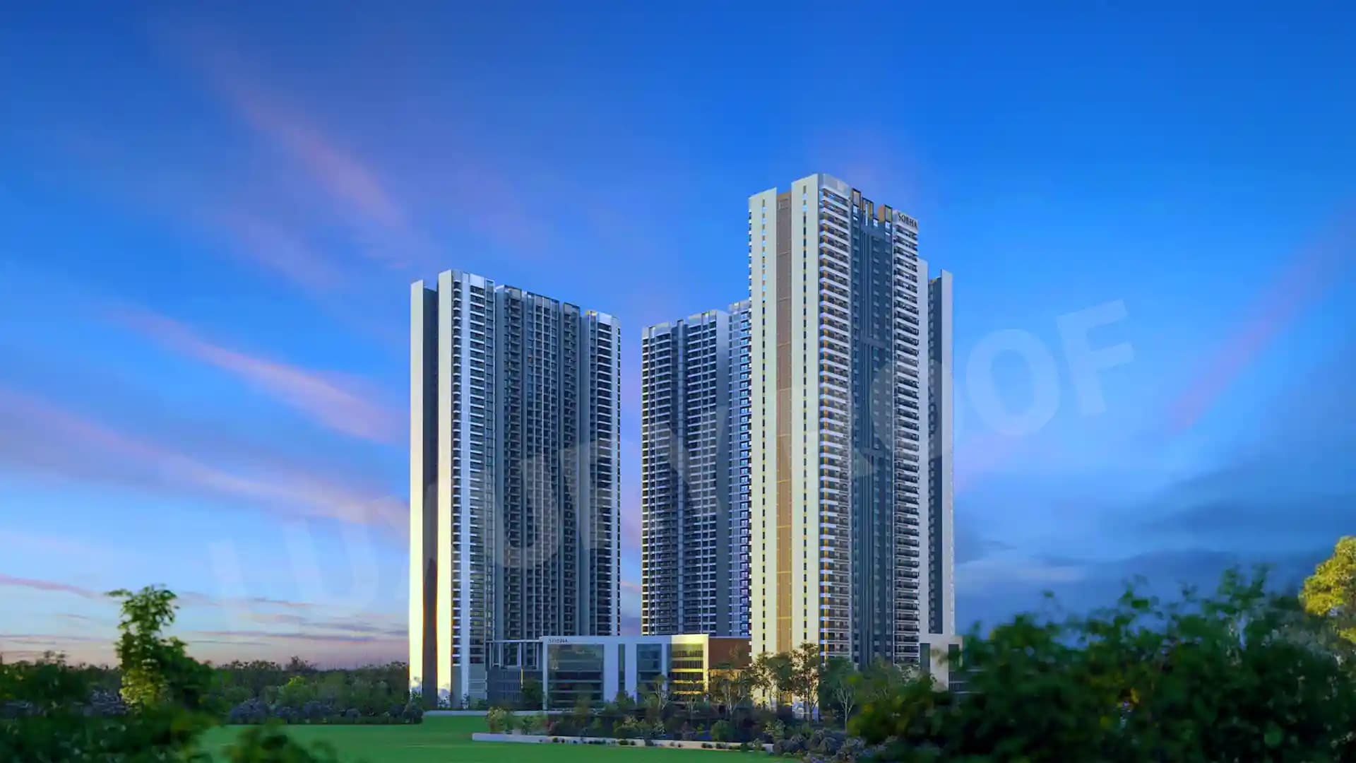 Building Elevation 01 Sobha Town Park Hosur Road Bangalore