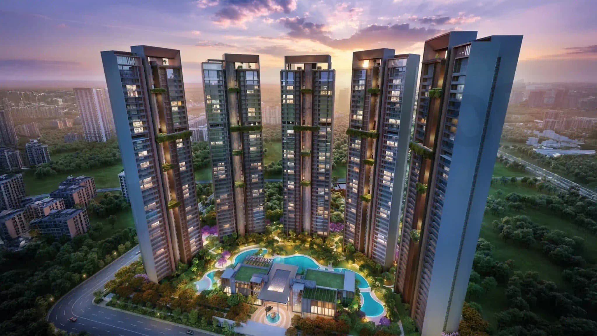 Building Elevation 03 Signature Global Titanium Spr Gurgaon Spr Road
