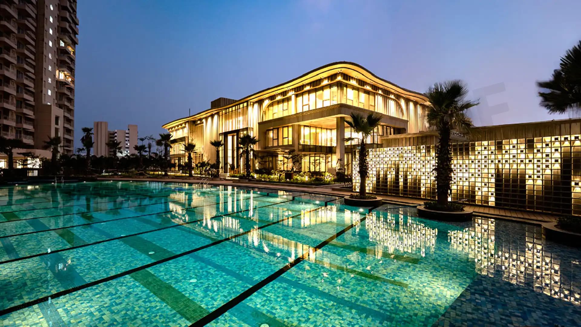County The Center Court Swimmingpool Pataudi Rd Harsaru Sector 88a Gurugram
