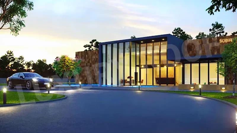 Parking Street Sobha Dream Gardens Thanisandra Bangalore
