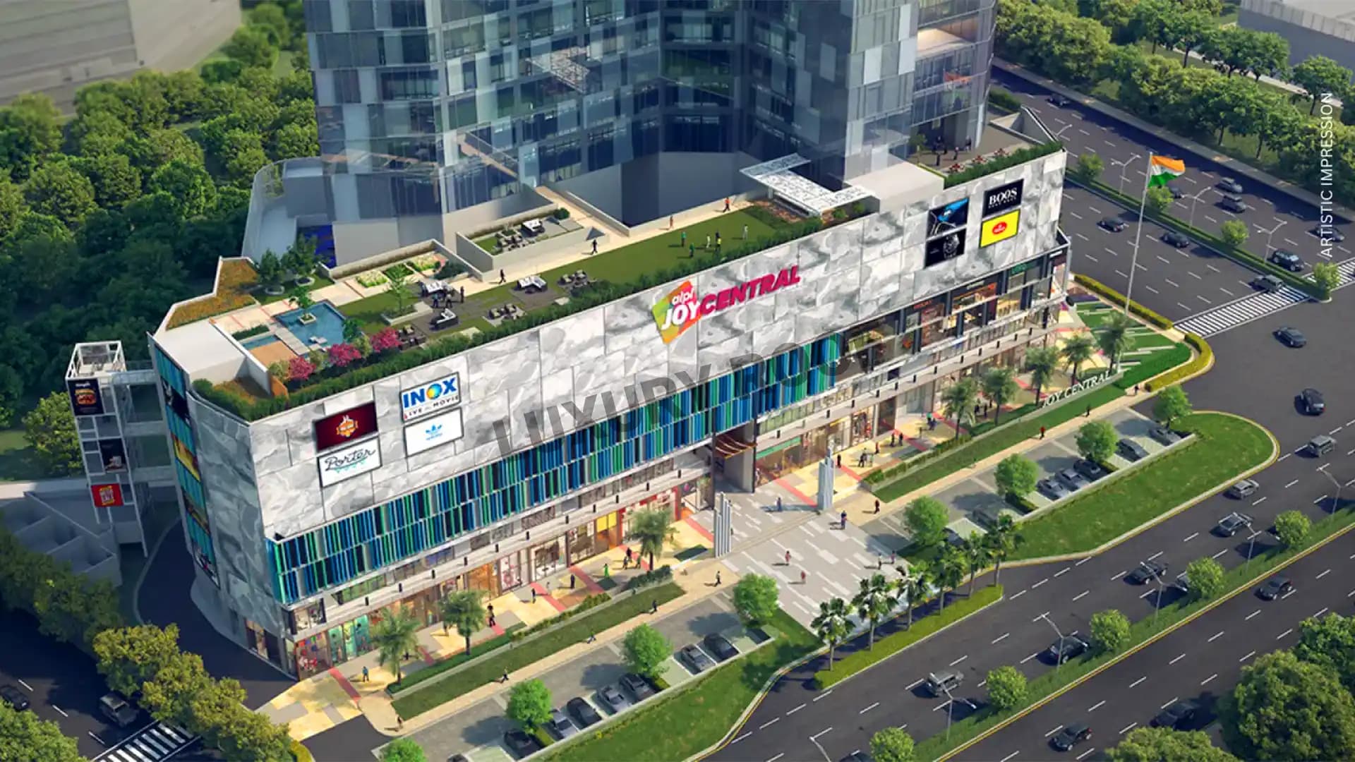 Aipl Joy Central Aerial View Sector 65 Gurugram Aipl Joy Central Aerial View Sector 65 Gurugram