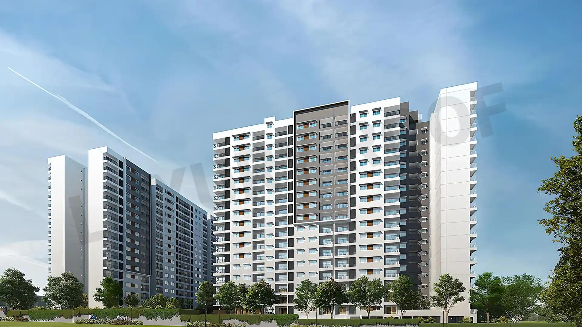 Adarsh Crest Back Elevation Hebbal Kempapura Bangalore Adarsh Crest Back Elevation Hebbal Kempapura Bangalore