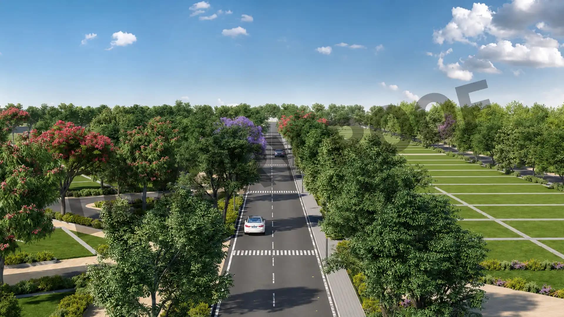 Godrej Woodland Internal Roads Sarjapur Road Bangalore Godrej Woodland Internal Roads Sarjapur Road Bangalore