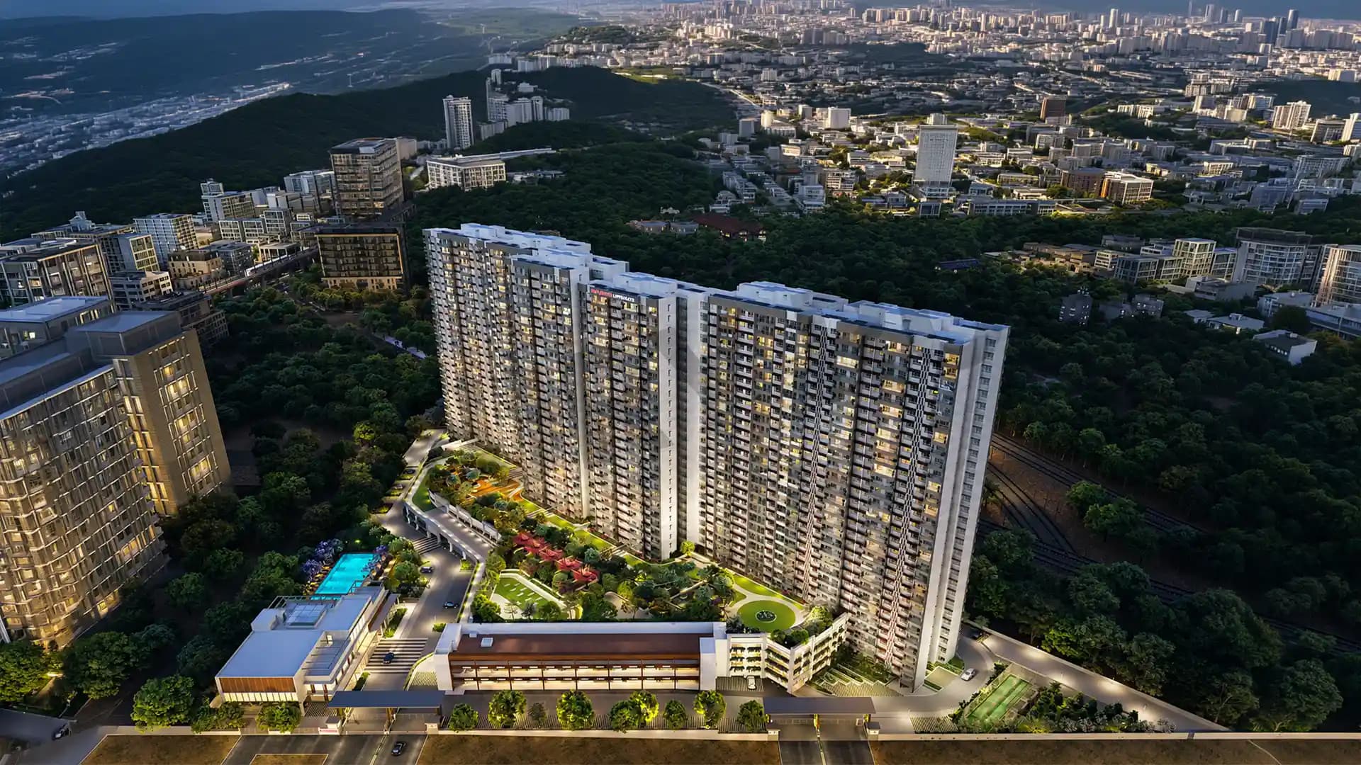 Mahindra Blossom Aerial View1 Whitefield Bangalore Mahindra Blossom Aerial View1 Whitefield Bangalore