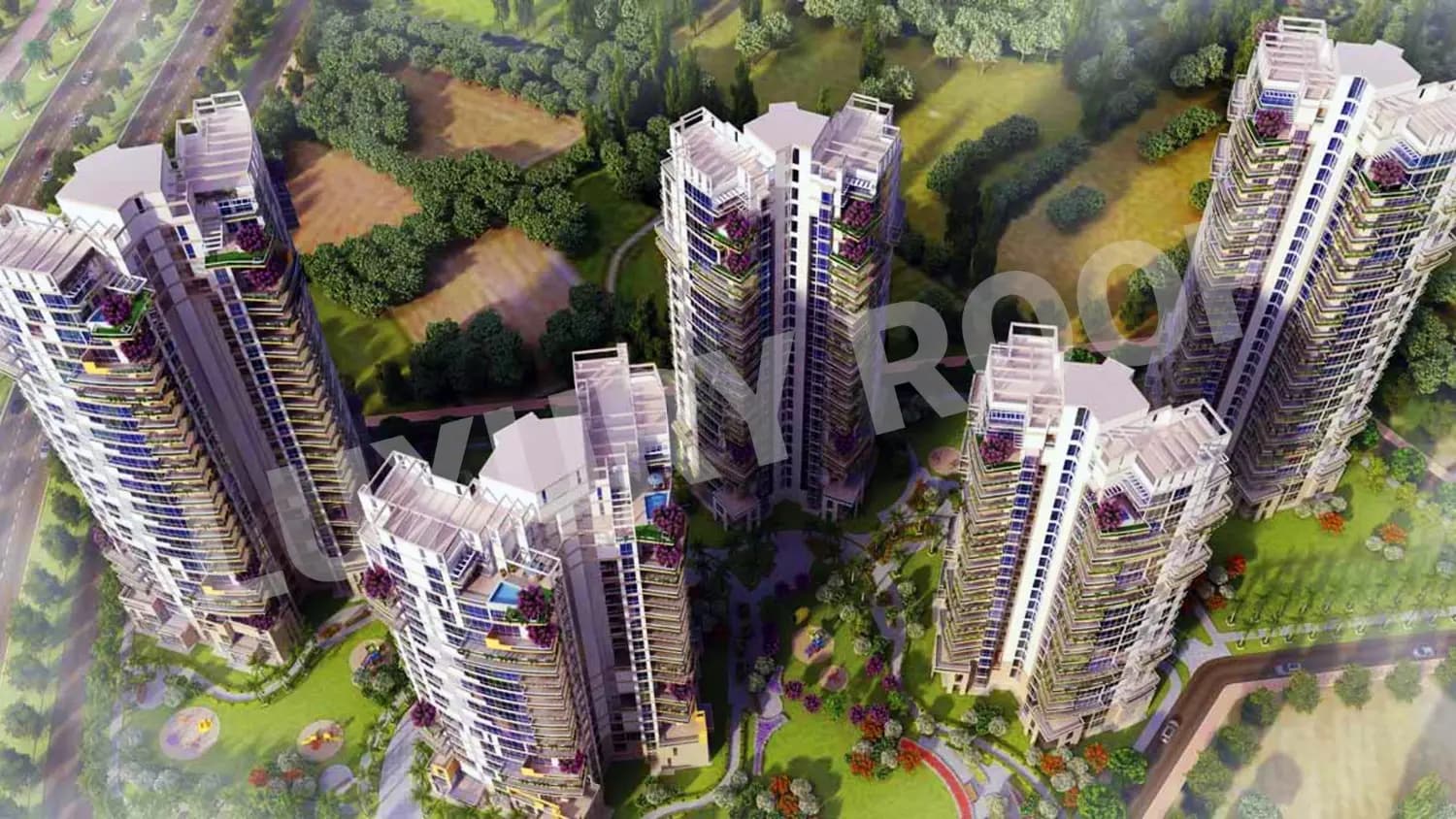 Presidia Of Pioneer Park Aerial View Sector 62 Gurgaon Presidia Of Pioneer Park Aerial View Sector 62 Gurgaon