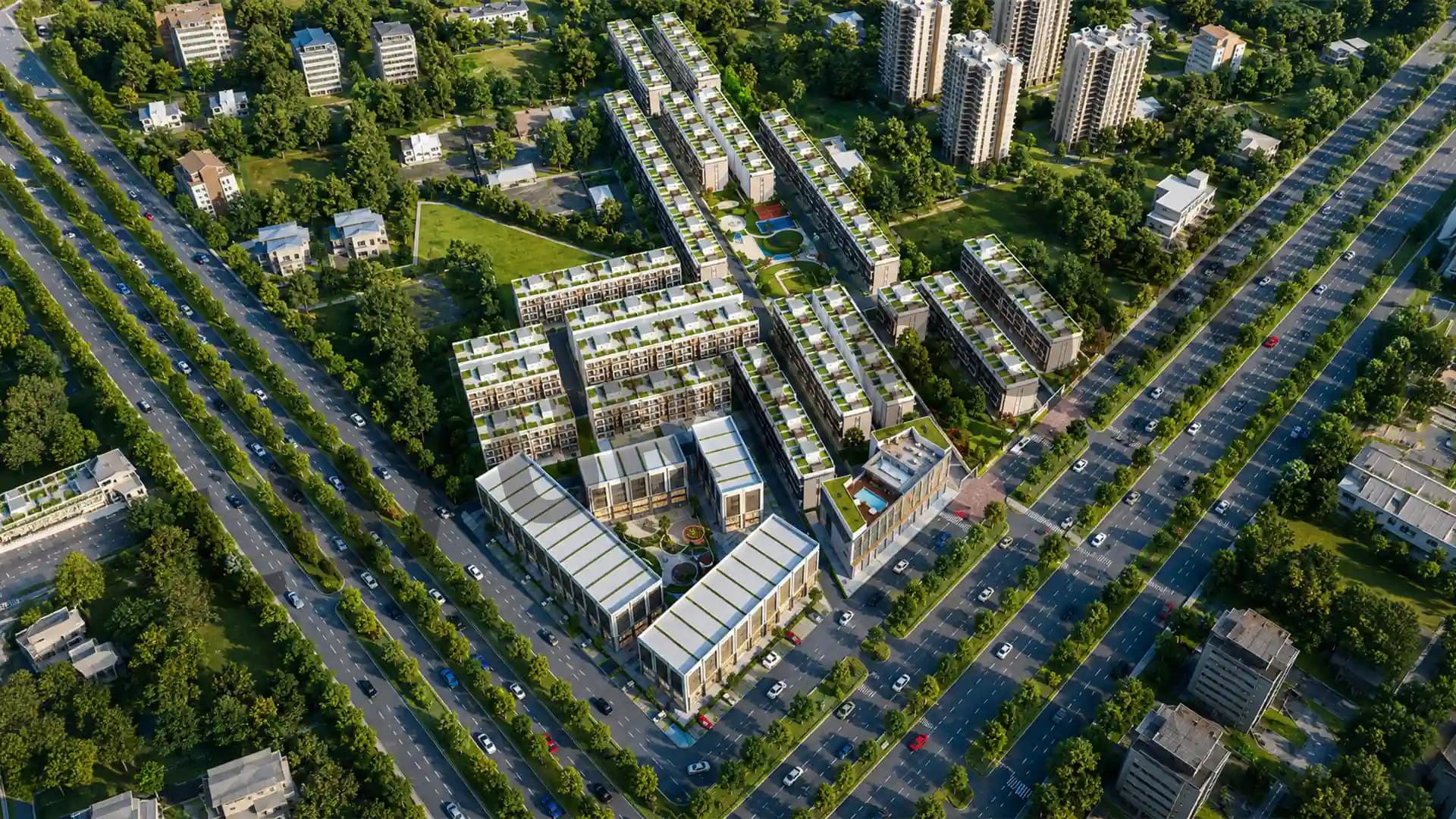Rof Insignia Park Aerial Viewsector 93 Gurgaon Rof Insignia Park Aerial Viewsector 93 Gurgaon