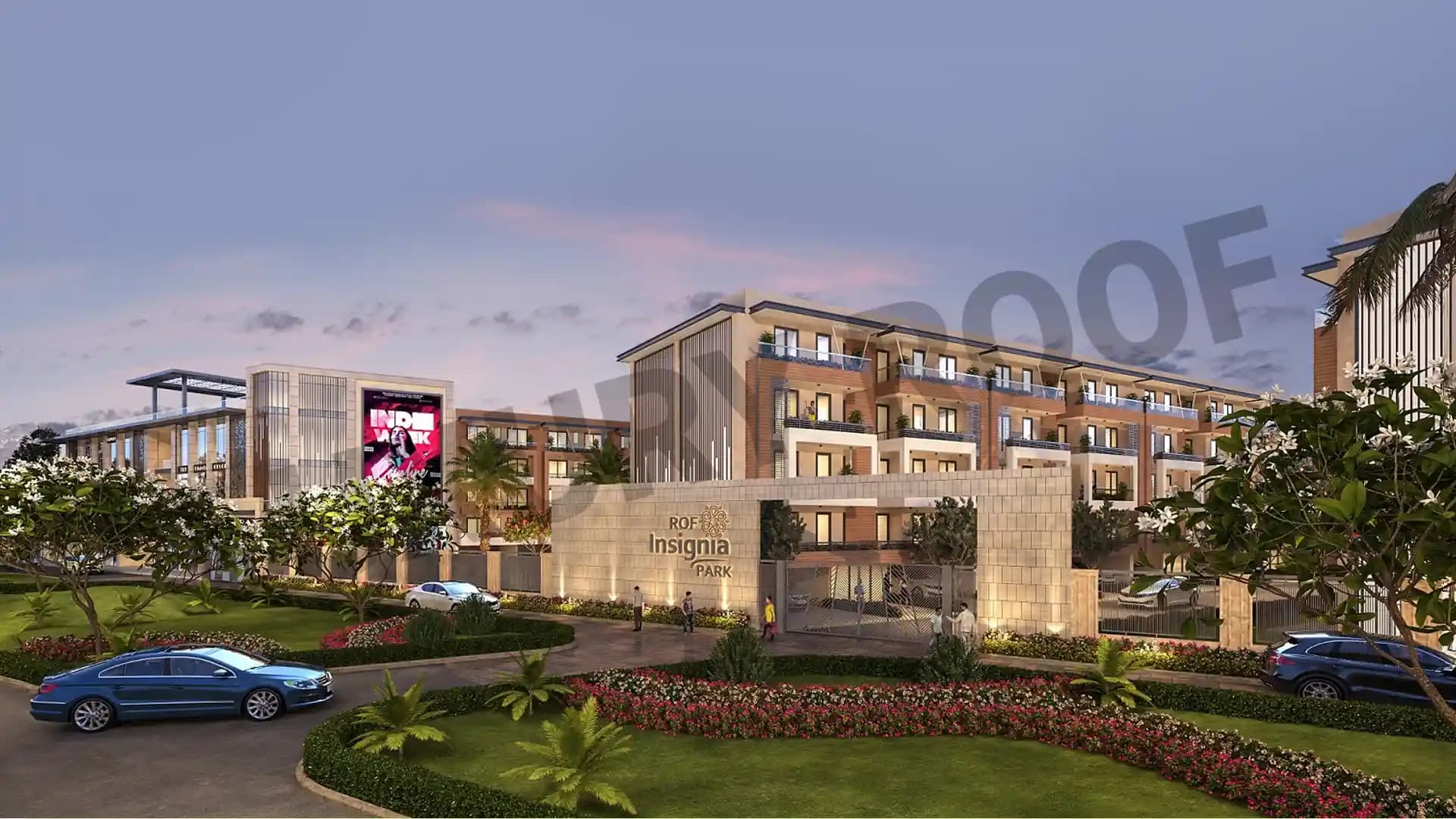 Rof Insignia Park Entrance1 Sector 93 Gurgaon Rof Insignia Park Entrance1 Sector 93 Gurgaon