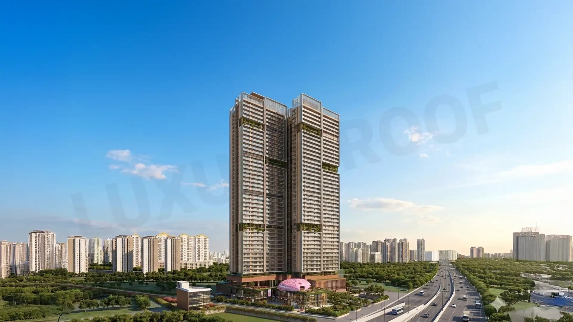Signature Global Twin Tower Dxp Elevation1 Sector 84 Gurgaon Signature Global Twin Tower Dxp Elevation1 Sector 84 Gurgaon