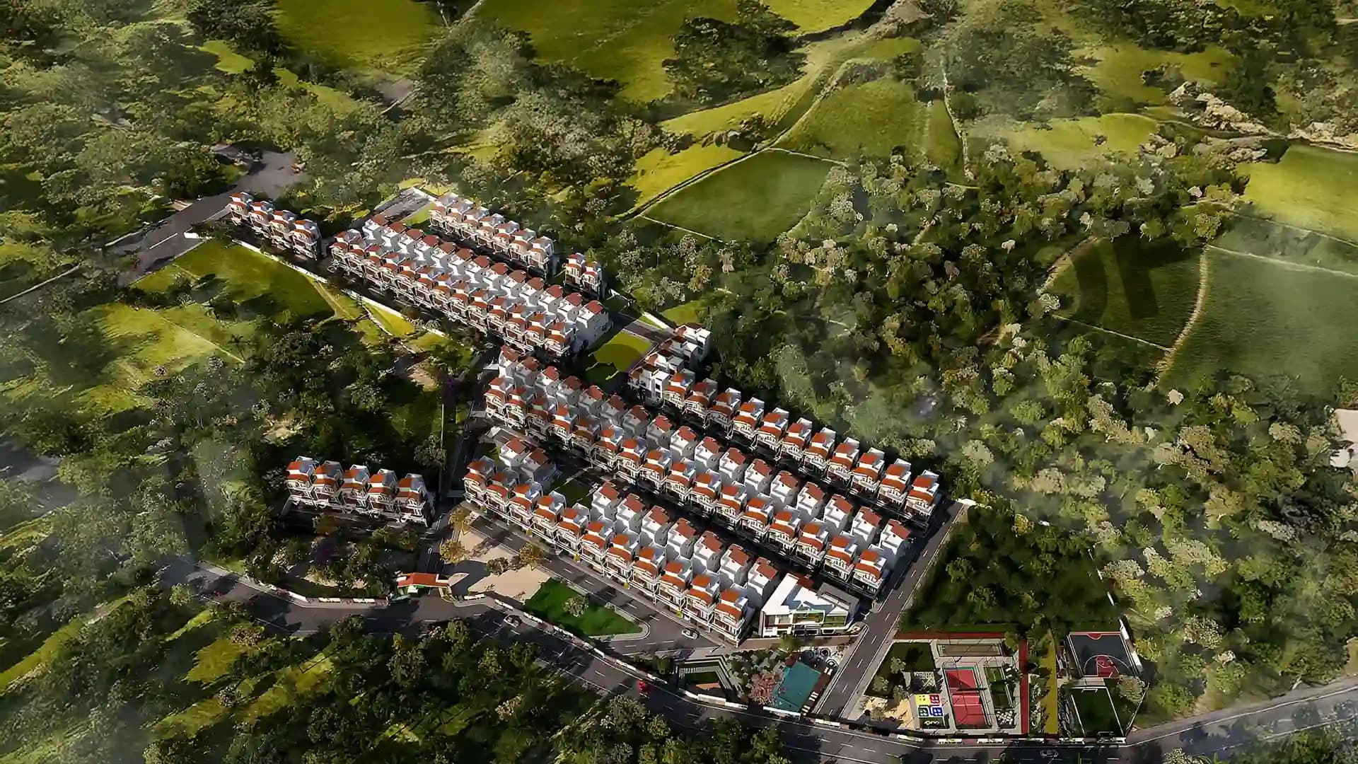 Sowparnika Life On The Green Aerial View1 Bidaraguppe Bangalore South Sowparnika Life On The Green Aerial View1 Bidaraguppe Bangalore South