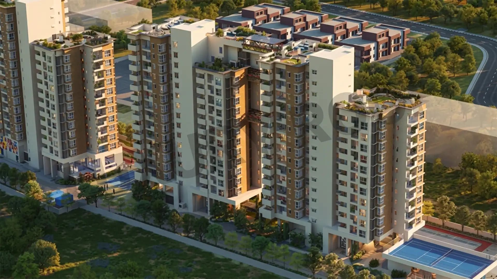Tvs Emerald Isle Of Trees Ariel View Day Rachenahalli Jakkur Bengaluru Tvs Emerald Isle Of Trees Ariel View Day Rachenahalli Jakkur Bengaluru