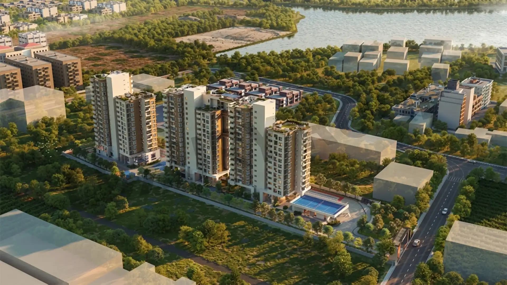 Tvs Emerald Isle Of Trees Ariel View Rachenahalli Jakkur Bengaluru Tvs Emerald Isle Of Trees Ariel View Rachenahalli Jakkur Bengaluru