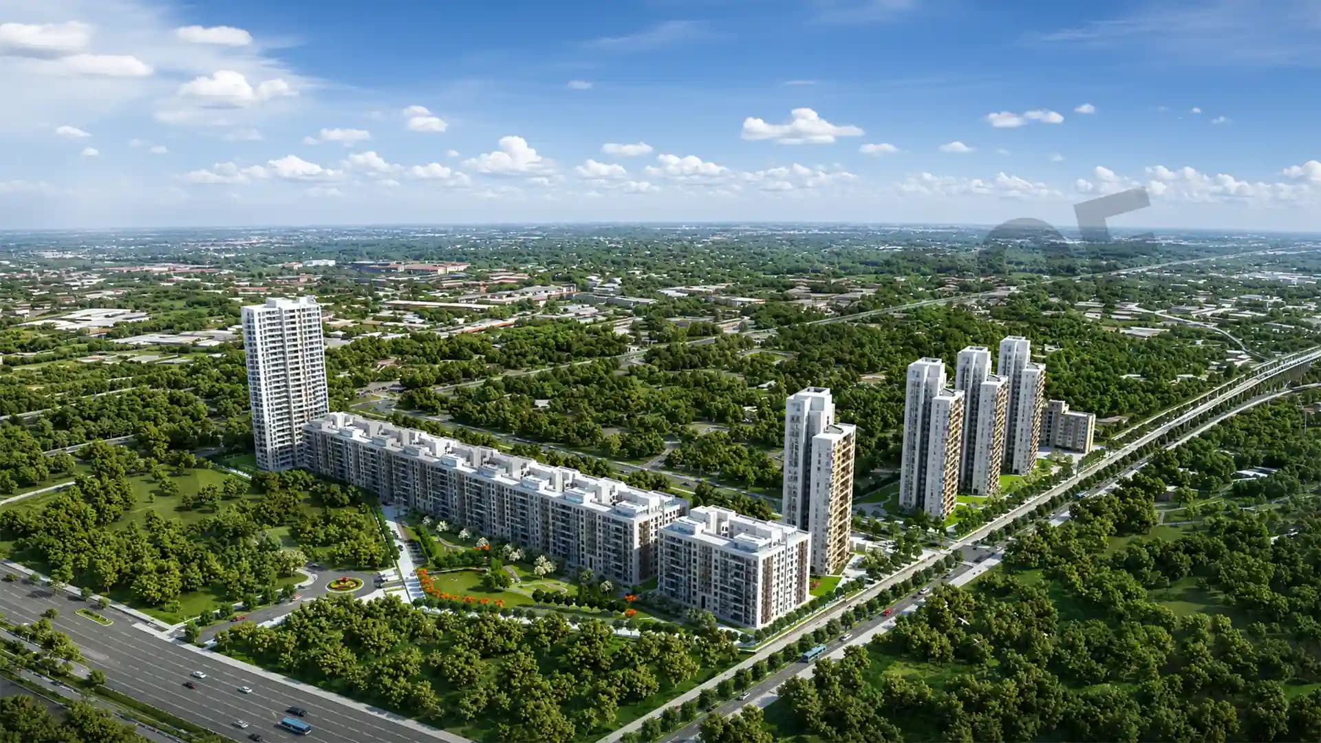 Vatika Seven Elements Aerial View1 Sector 89a Gurgaon Vatika Seven Elements Aerial View1 Sector 89a Gurgaon