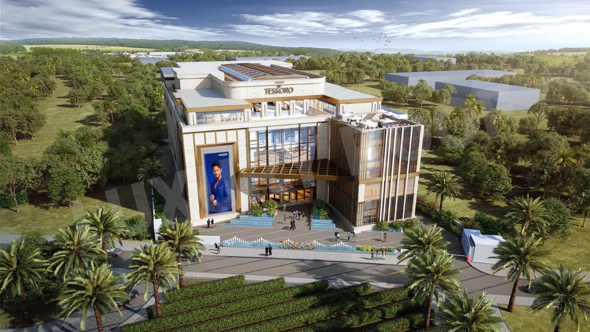 Aarize The Tessoro Aerial View Sector 114 Bajghera Gurugram
