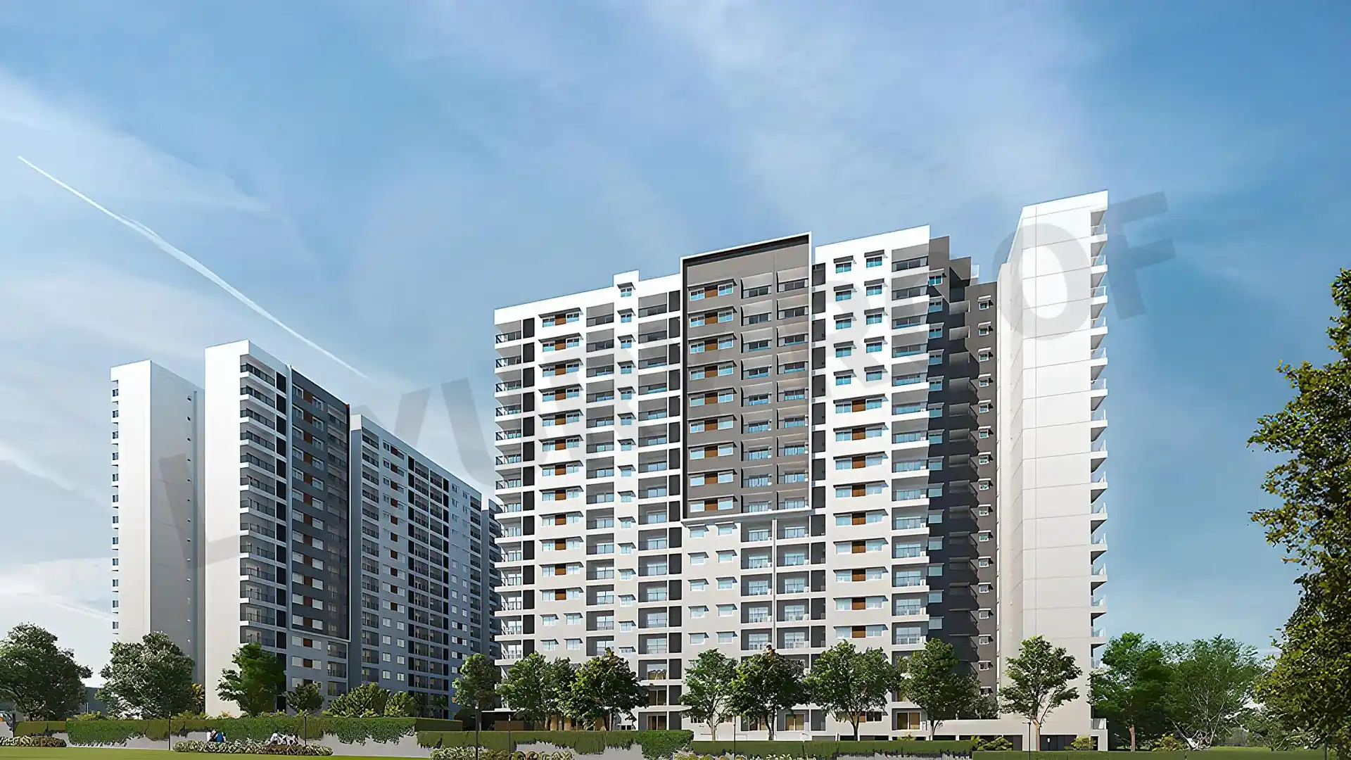 Adarsh Crest Back Elevation Hebbal Kempapura Bangalore Adarsh Crest Back Elevation Hebbal Kempapura Bangalore