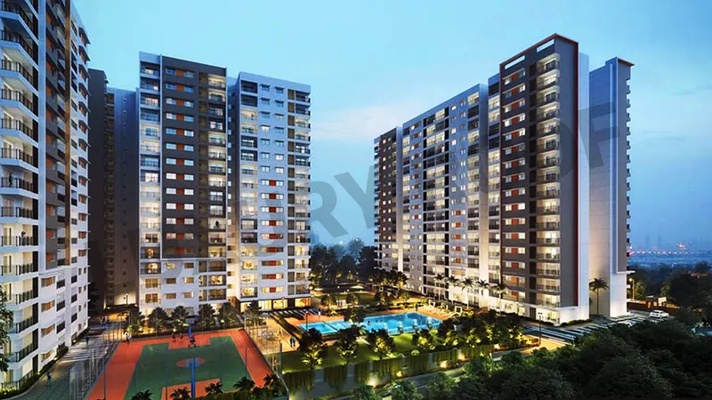 Adarsh Crest Elevation1 Vayunandana Layout Hebbal Bengaluru