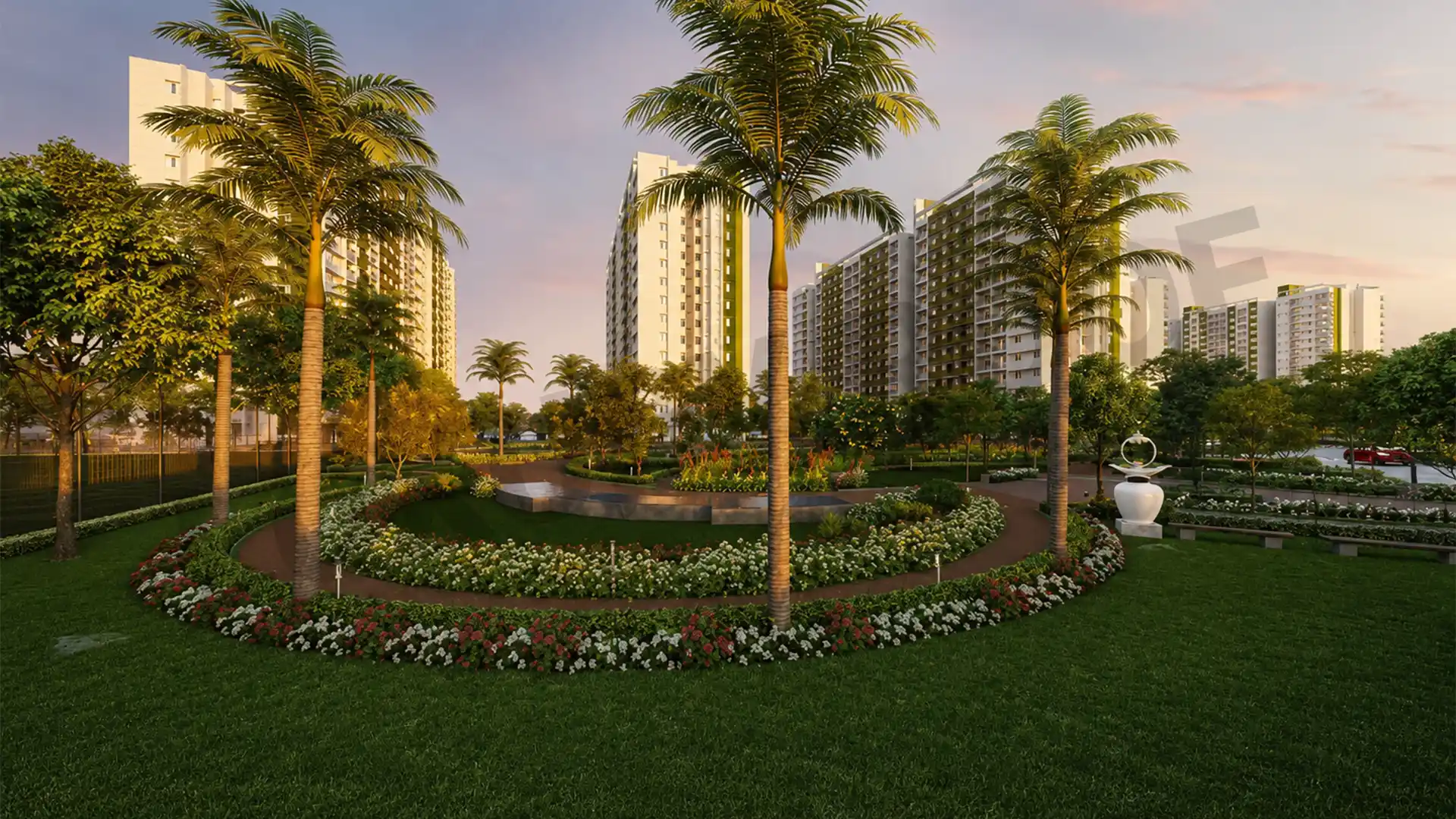 Adarsh Parkland Garden Panathur Bangalore