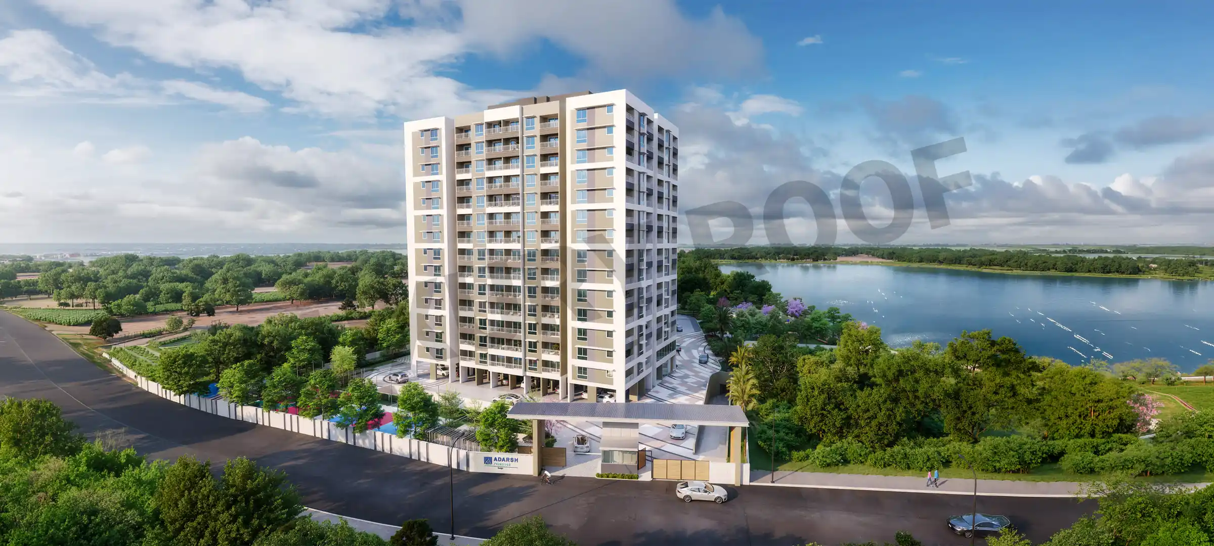 Adarsh Primrose Elevation Gunjur Near Varthur Bangalore