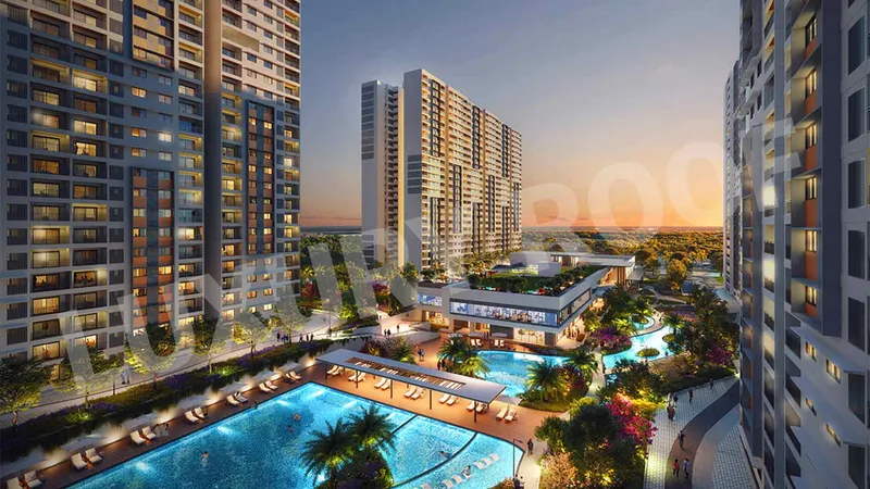 Adarsh Welkin Park Swimming Pool Elevation Gattahalli Village Anekal Bengaluru U
