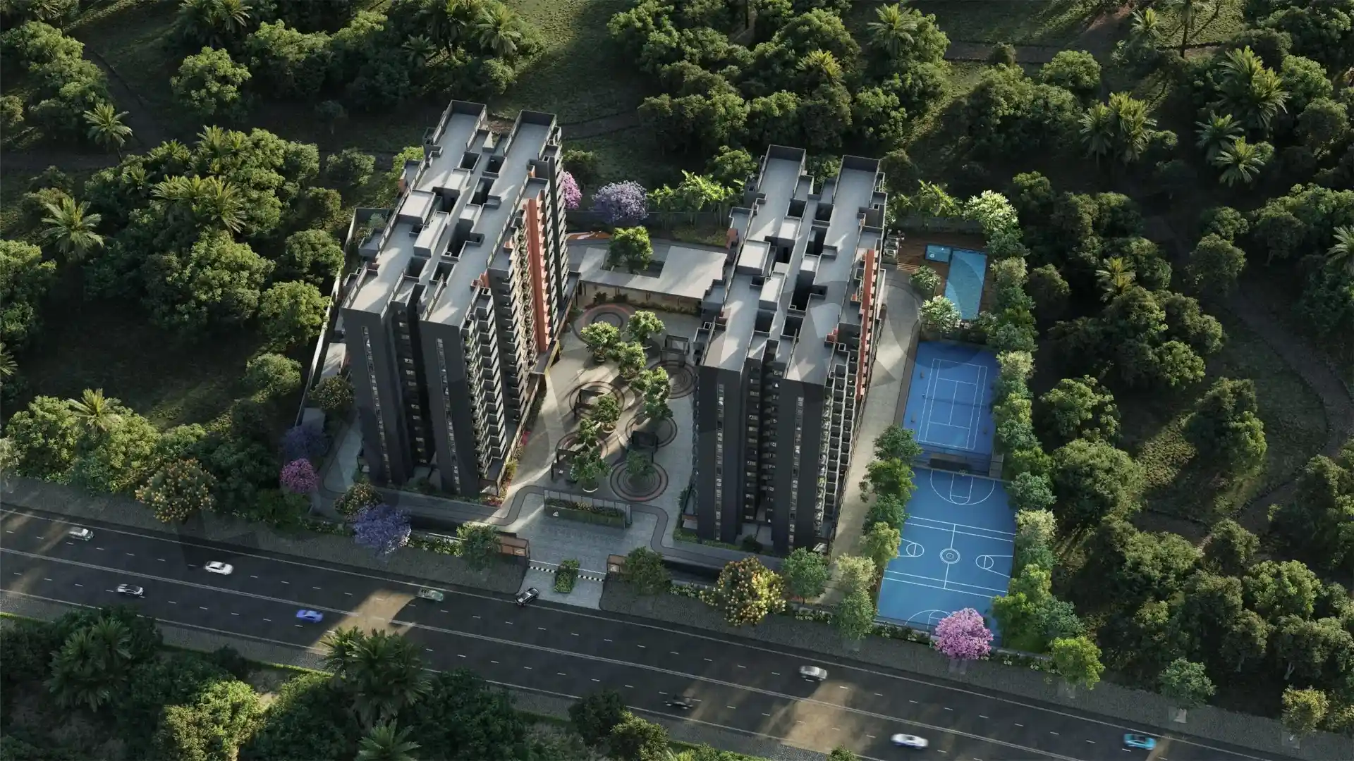 Assetz Ren And Rei Aerial View Hosa Road Bangalore Assetz Ren And Rei Aerial View Hosa Road Bangalore