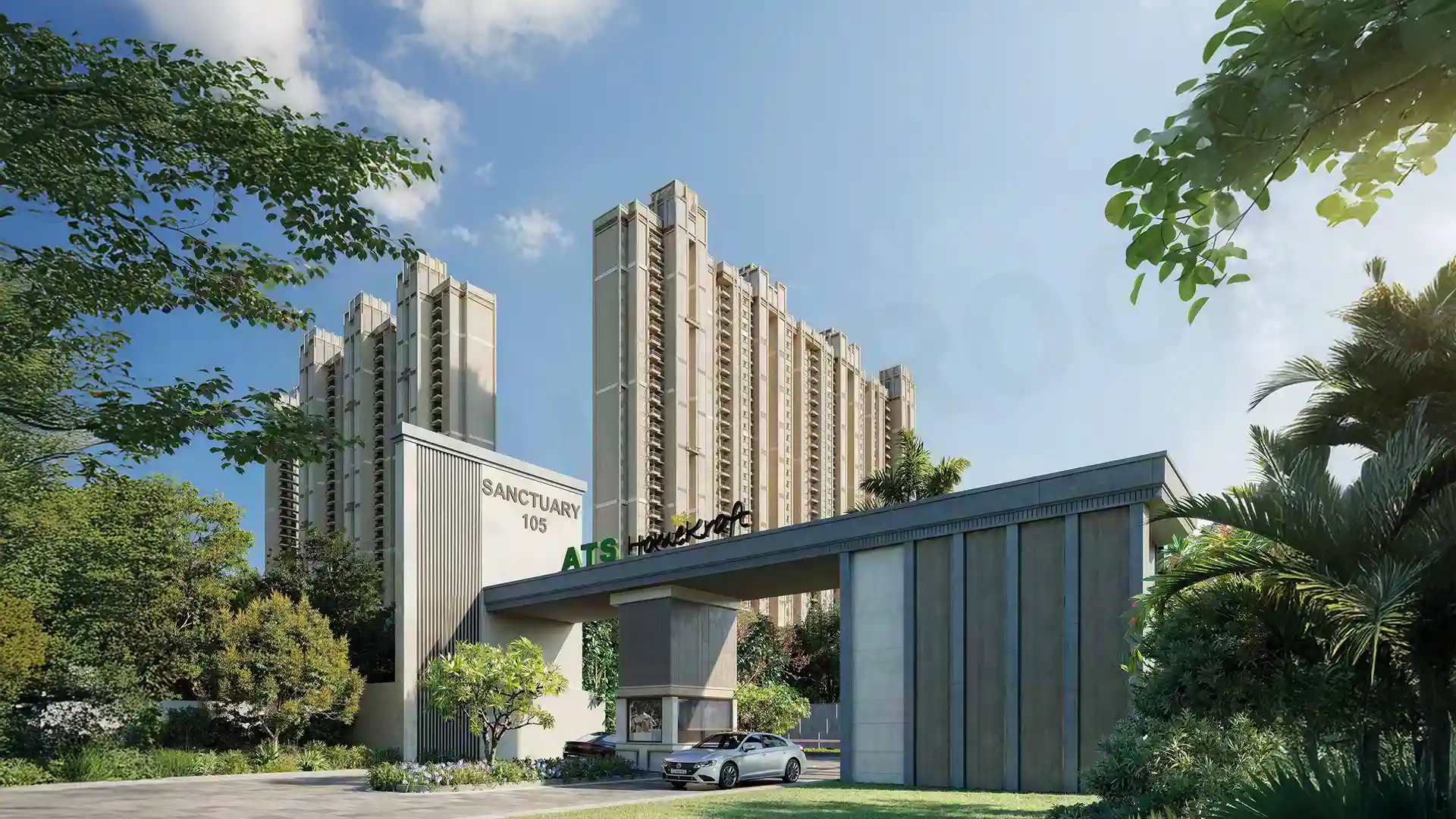 Ats Sanctuary 105 Entrance1 Sector 105 Gurgaon