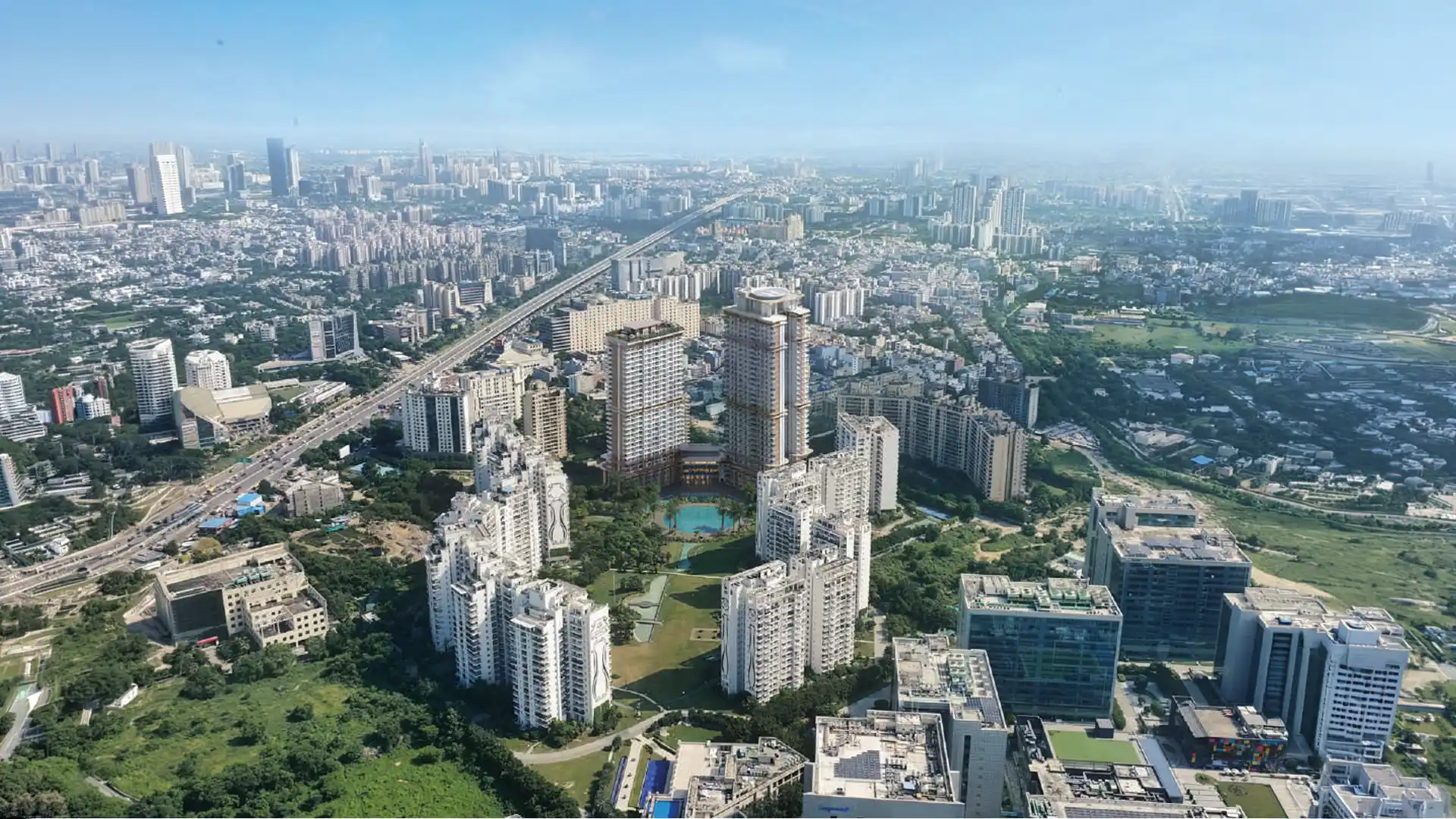 Belaperla Central Park Resorts Aerial View Sector 48 Gurgaon Belaperla Central Park Resorts Aerial View Sector 48 Gurgaon
