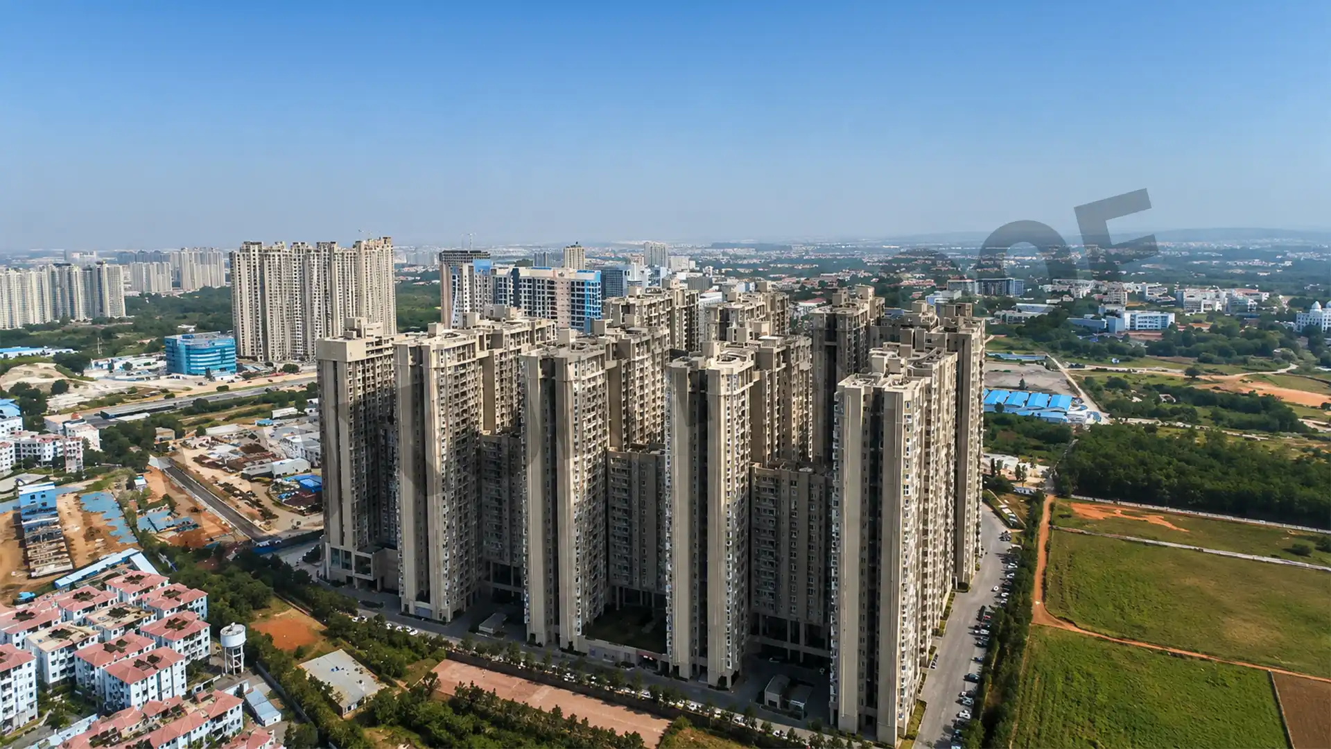 Bhartiya City Nikoo Homes 6 Side Elevation Near Yelahanka Bangalore