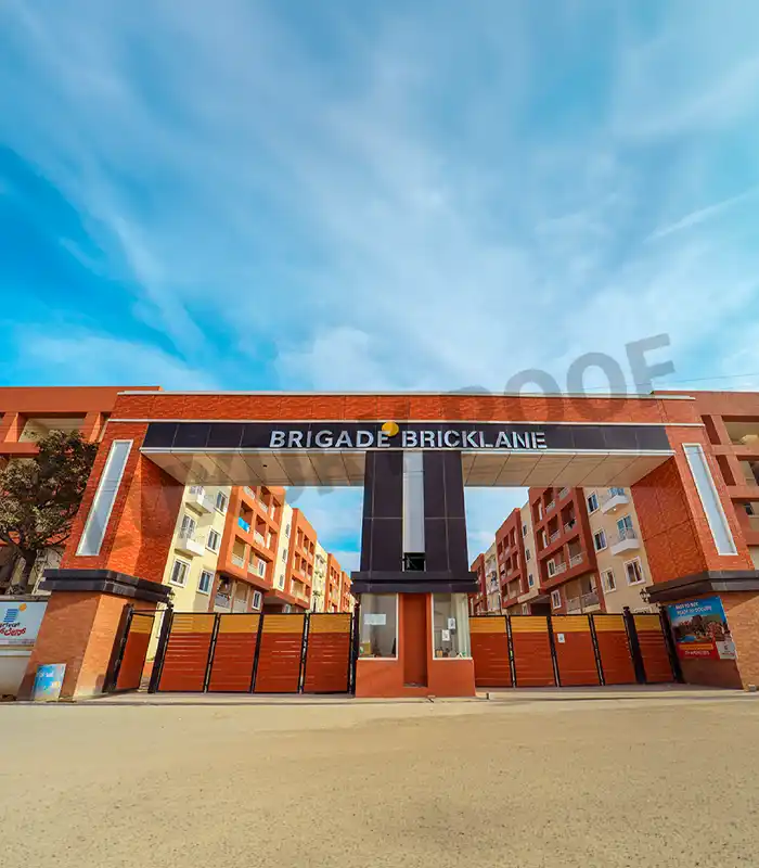 Brigade Bricklane Entrance2 Jakkur Bangalore
