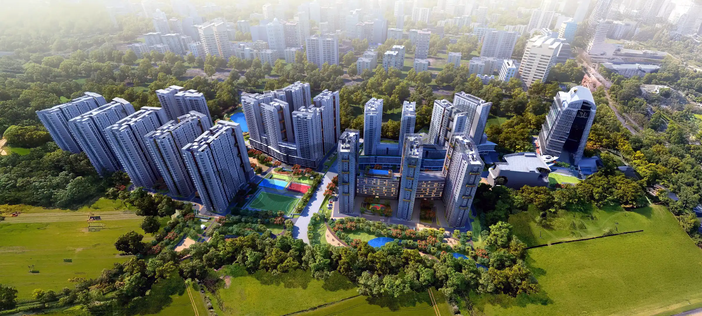 Brigade Cornerstone Utopia Aerial View Varthur Rd Bengaluru