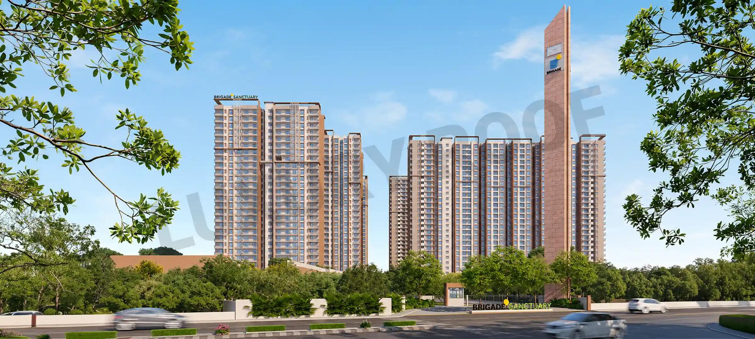Brigade Sanctuary Elevation Near Varthur Bangalore
