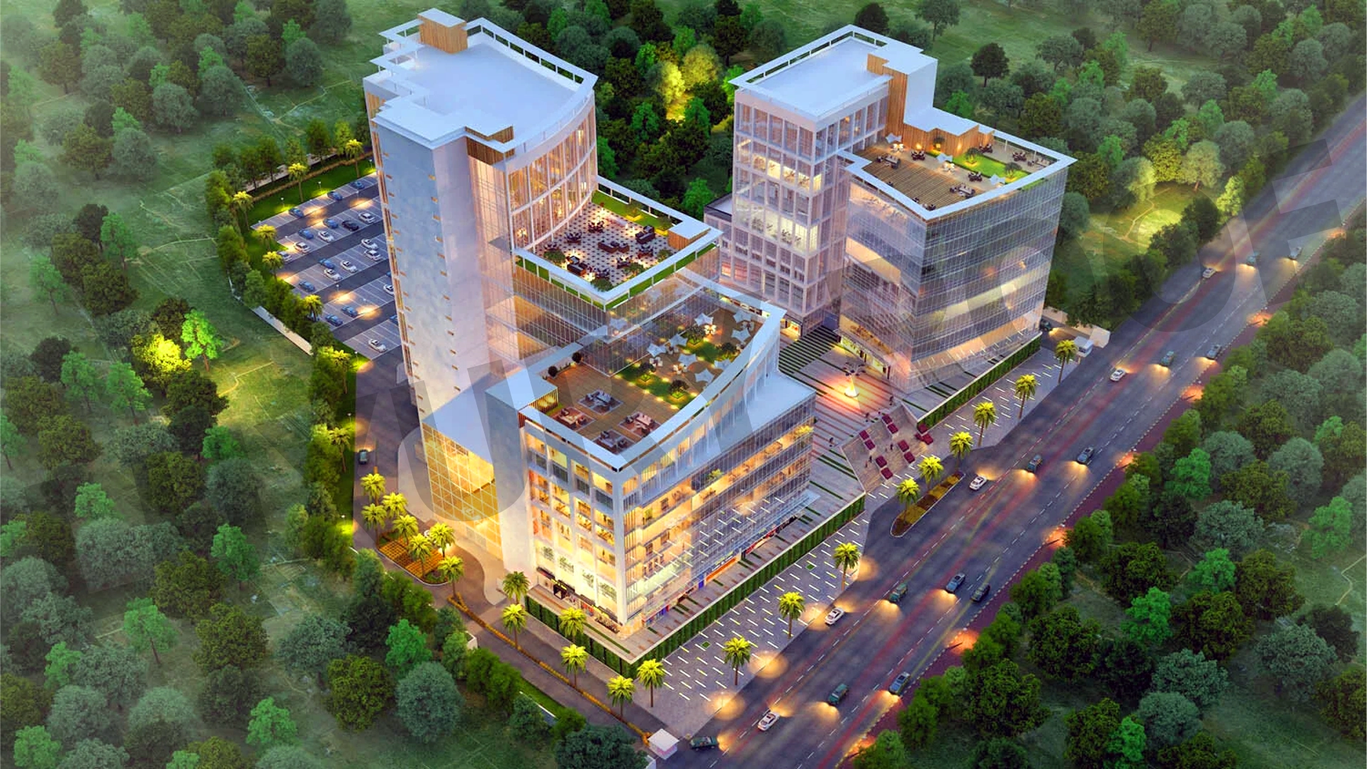 Capital Cyberscape Aerial View Sector 59 Gurugram Capital Cyberscape Aerial View Sector 59 Gurugram