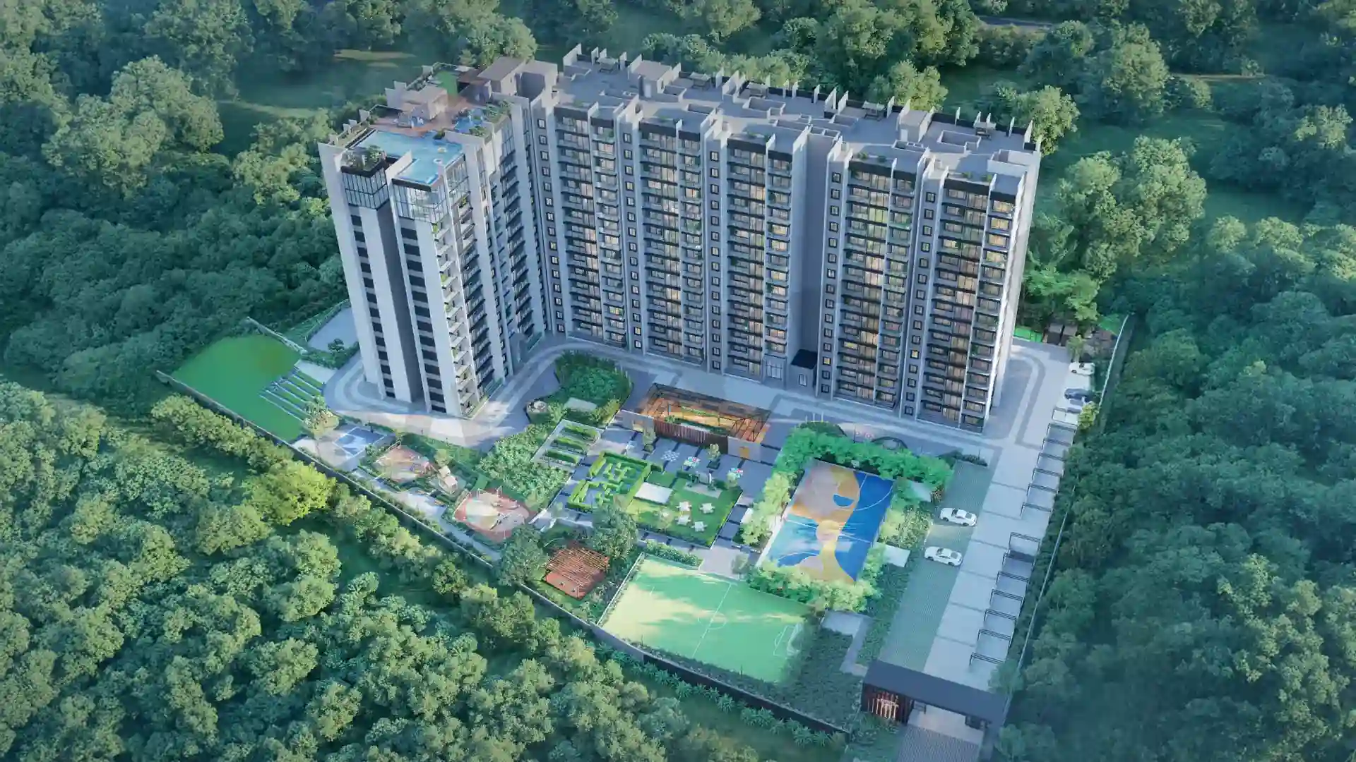 Casagrand Meridian Aerial View Battarahalli Krishnarajapuram Bengaluru
