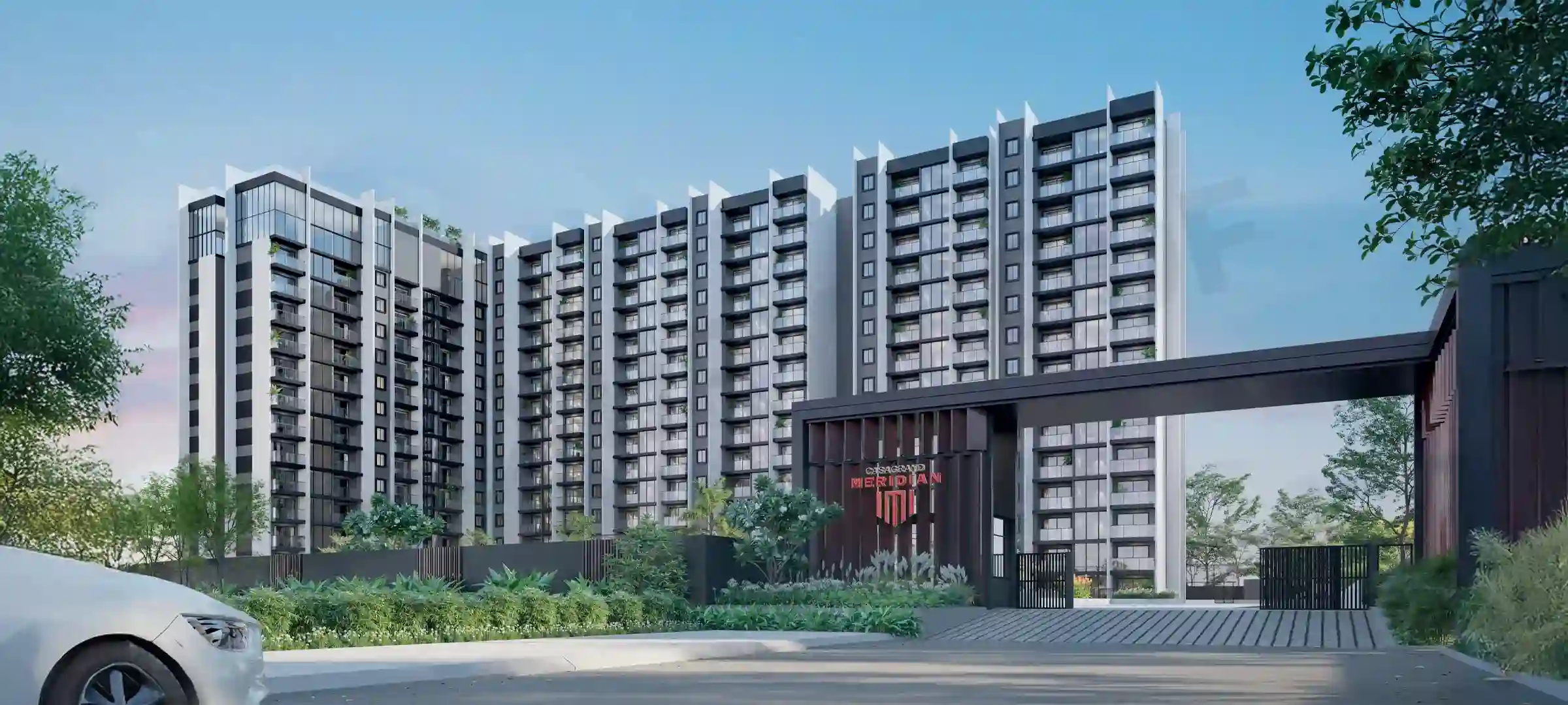 Casagrand Meridian Entrance Battarahalli Krishnarajapuram Bengaluru