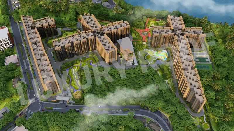 Casagrand Vivacity Aerial View Chikkanagamangala Bengaluru