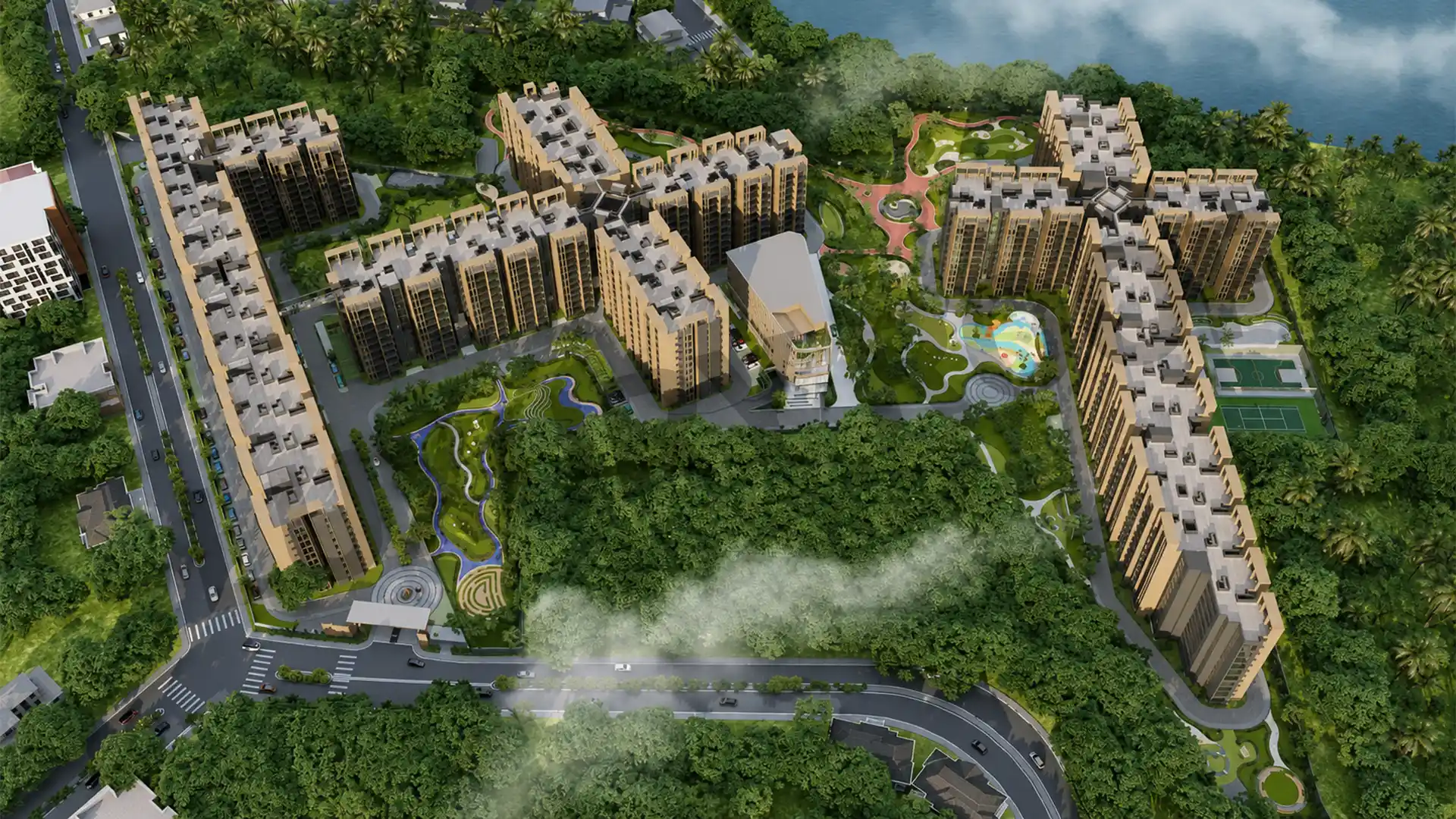 Casagrand Vivacity Aerial View Electronic City Bangalore