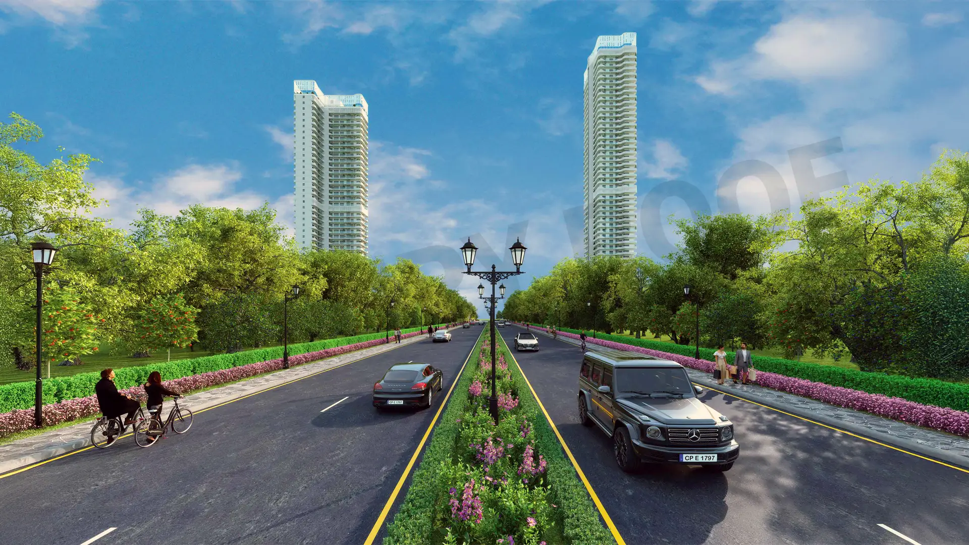 Central Park Bignonia Towers Elevation1 Central Park Flower Valley Sector 32 Sohna Gurugram