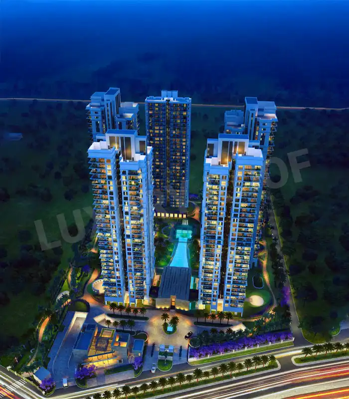 Conscient Hines Elevate Aerial View2 Sector 59 Golf Course Ext Rd Gurugram