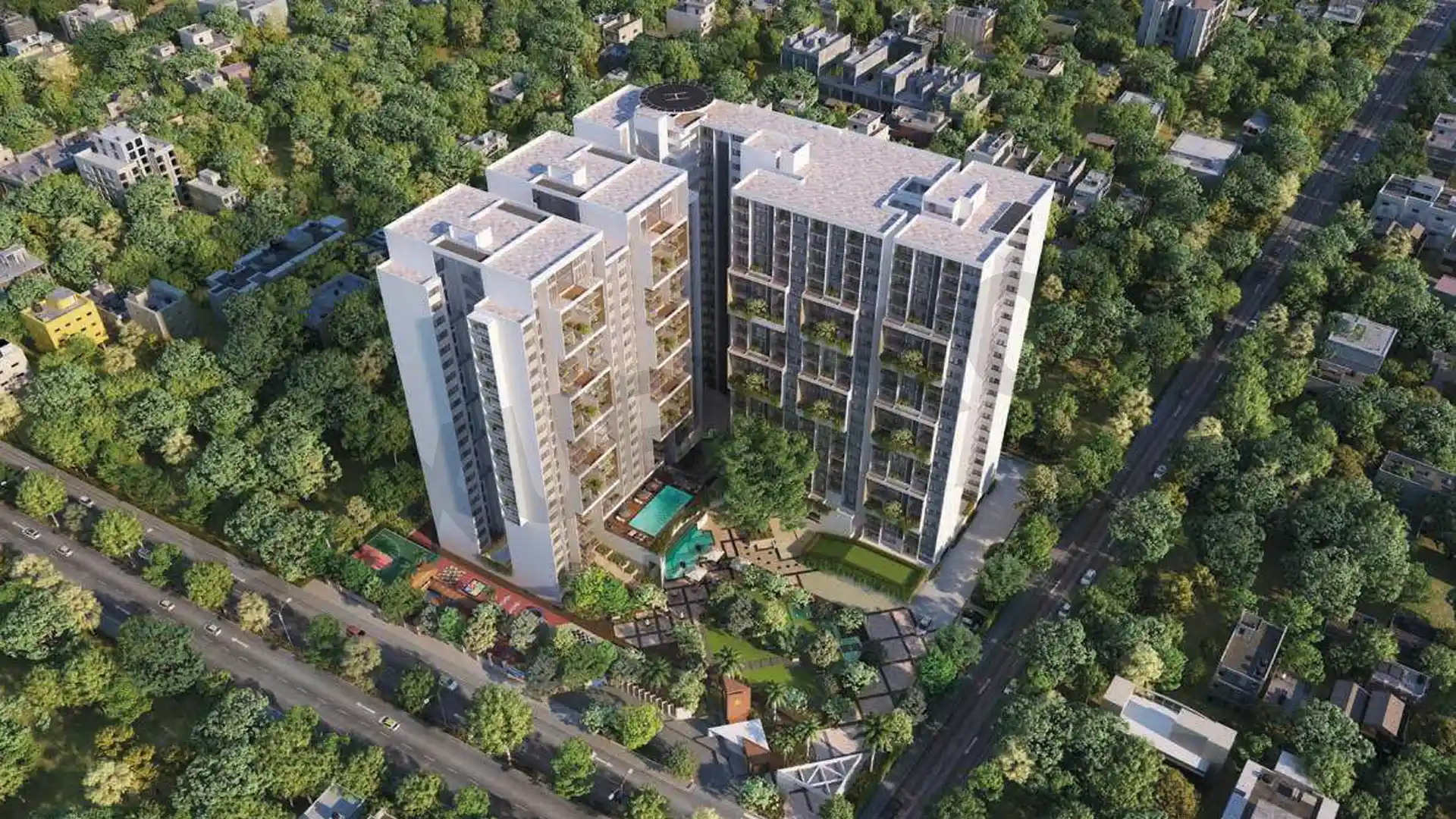 Elv High Garden Aerial View Whitefield Bangalore Elv High Garden Aerial View Whitefield Bangalore