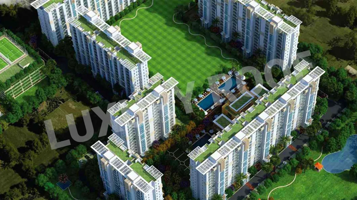 Emaar Gurgaon Greens Aerial View Sector 102 Gurugram