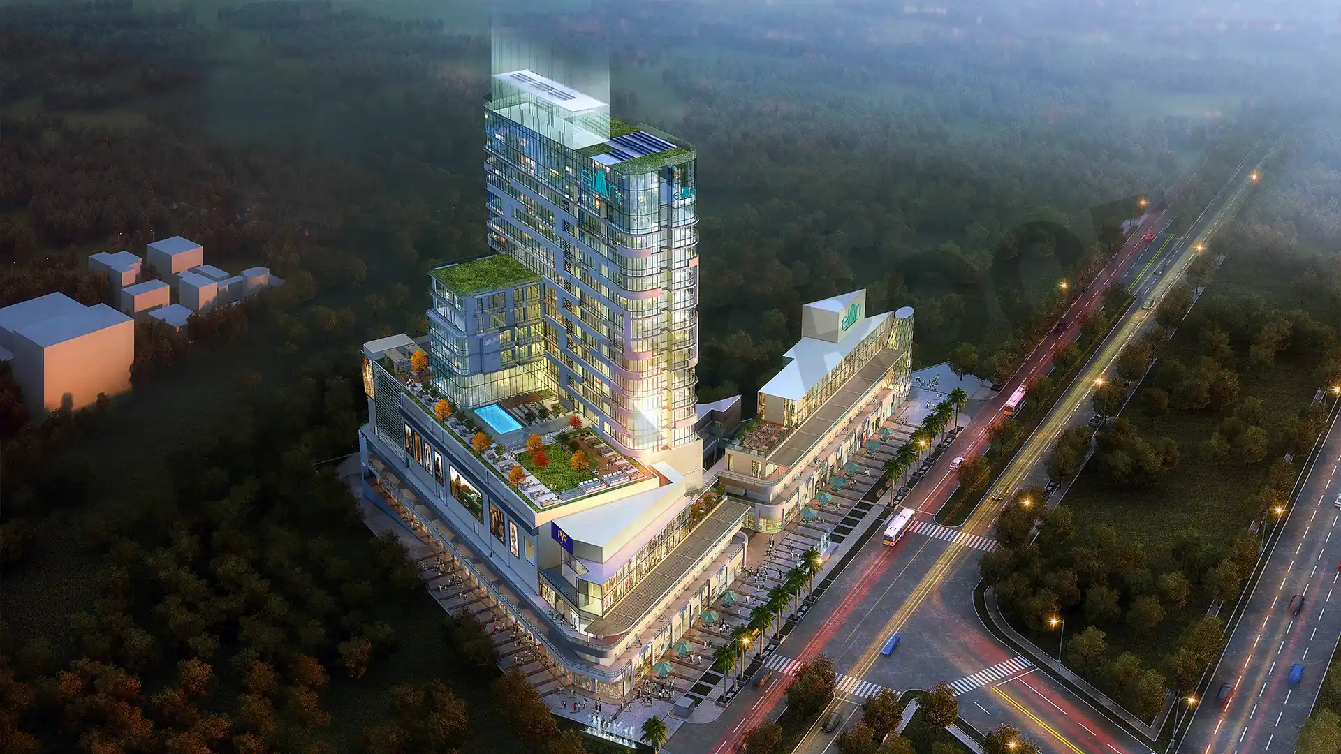 Elan Mercado Aerial View Sector 80 Gurugram Elan Mercado Aerial View Sector 80 Gurugram
