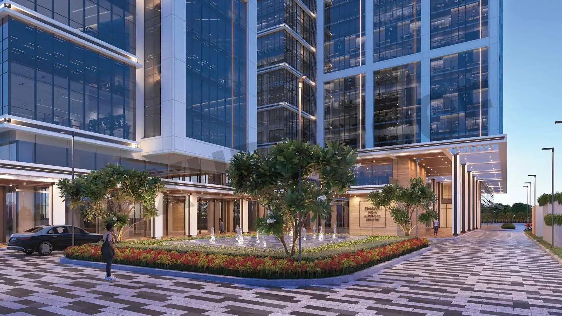 Emaar India Business Centre Paved Compound Sector 61 Gurgaon Emaar India Business Centre Paved Compound Sector 61 Gurgaon