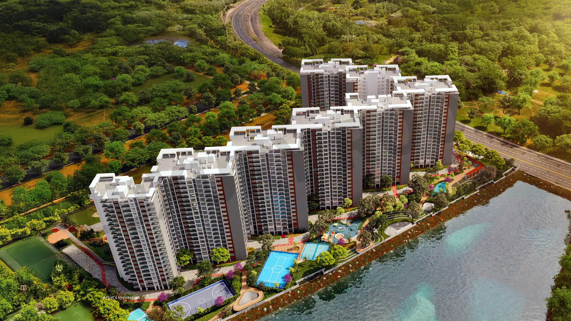 Embassy Greenshore Aerial View Devanahalli Bangalore Embassy Greenshore Aerial View Devanahalli Bangalore