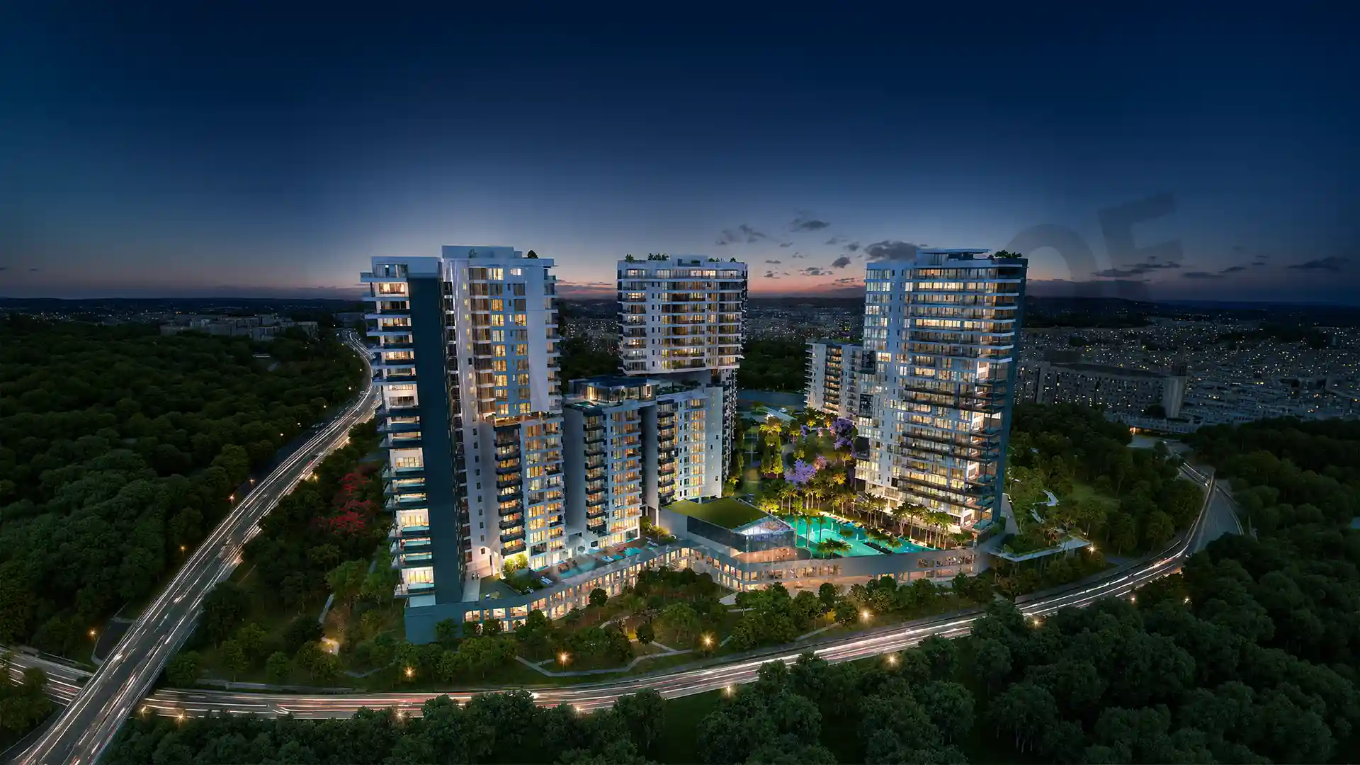 Embassy Lake Terraces Elevation1 Hebbal Kempapura Bangalore