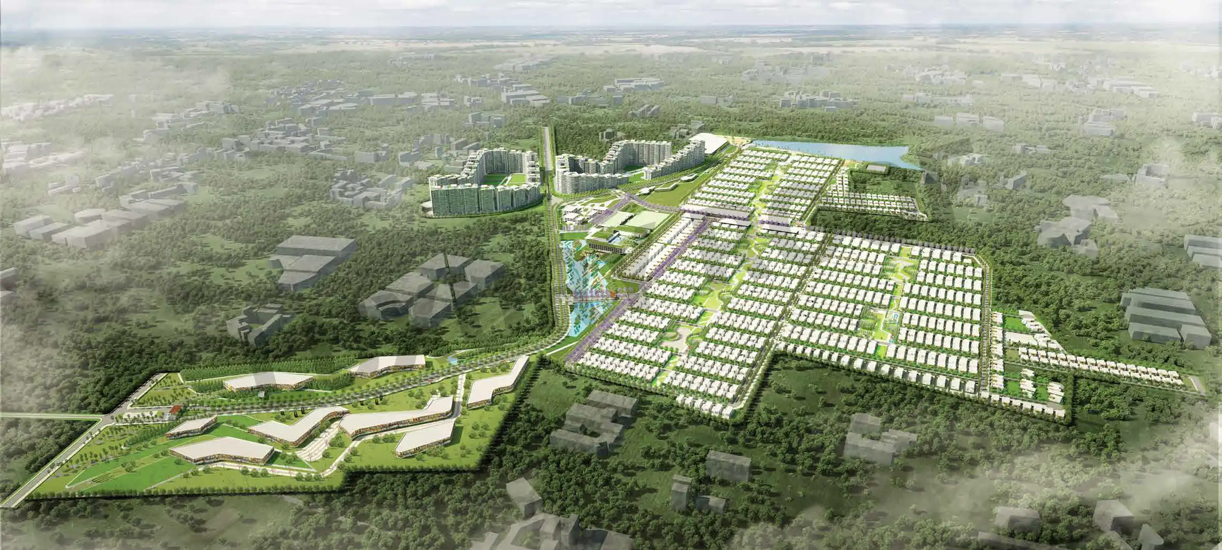 Embassy Springs Aerial View Devanahalli Bangalore