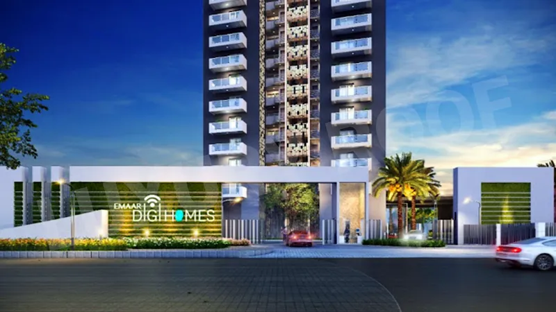 Front Elevation Emaar Digihomes Seamless Connectivity Via Nh8