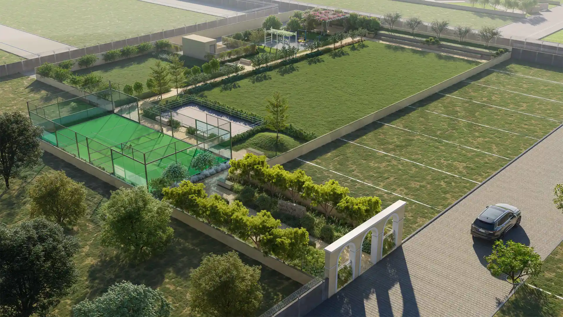 Godrej Evora Estate Multi Purpose Lawn Sector 40 Panipat