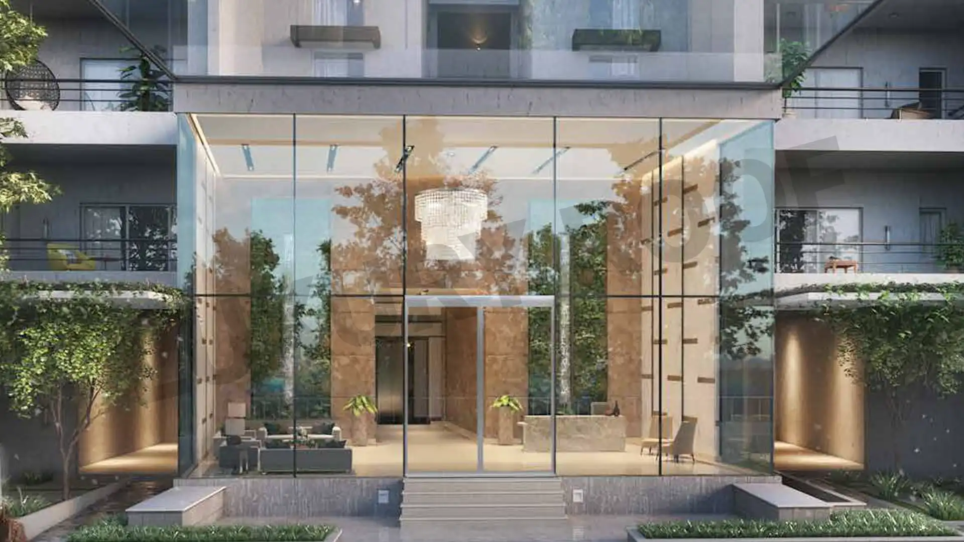 Godrej Habitat Double Heighted Lift Lobby Ashok Vihar Sector 3 Gurugram Godrej Habitat Double Heighted Lift Lobby Ashok Vihar Sector 3 Gurugram