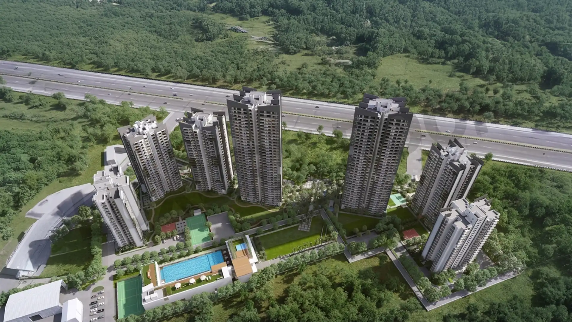 Godrej Meridien Aerial View1 Dwarka Expy Sector 106 Gurugram